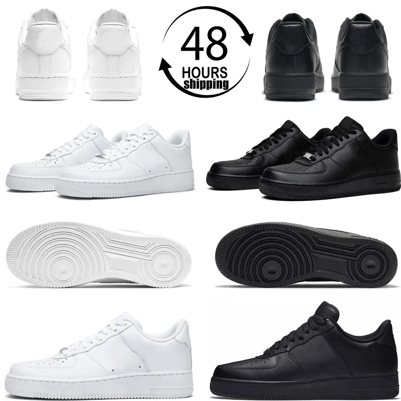 Buiten hardloopschoenen kinderen 1 schaduw gratis verzending dames trainers ontwerper heren sneakers triple wit zwart skelet eu 3 36-47