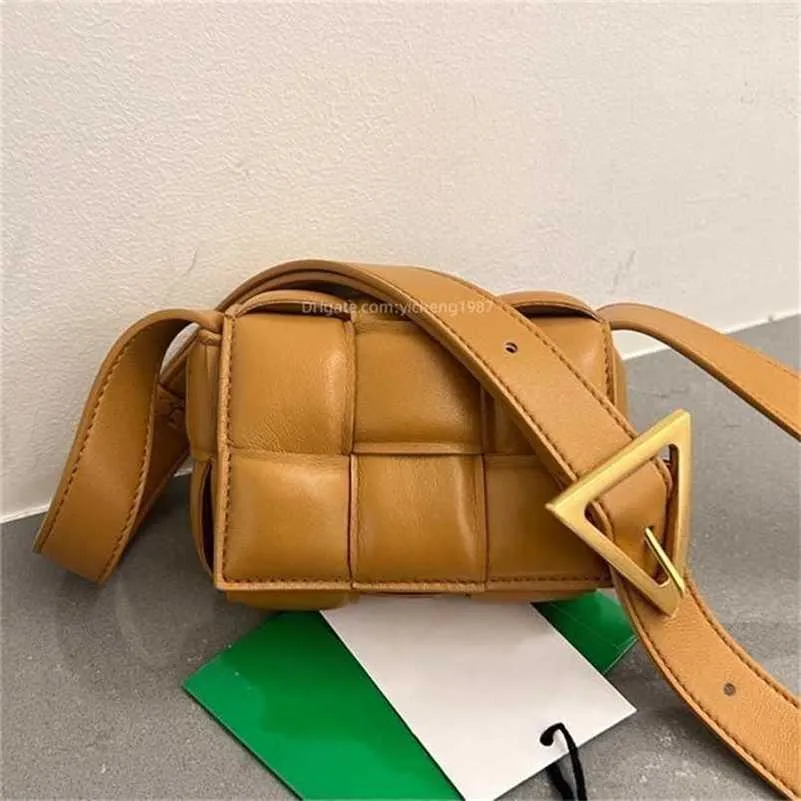 Crossbody Bag Casettes Bottegvenets 7A Gerçek Deri Çanta Intrecciato Koyun Din 10a En Kaliteli Şeker Moda Tasarımcı Tüketim Kadın Mini Çanta 12cm Lady F