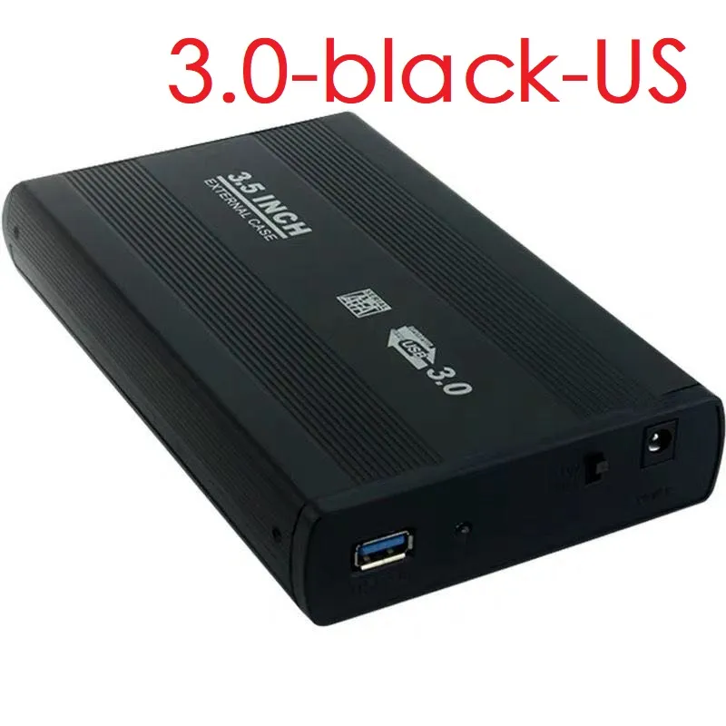3.5 Inch USB 3.0 SATA External HDD Disk Hard Drive Enclosure Case Type ...