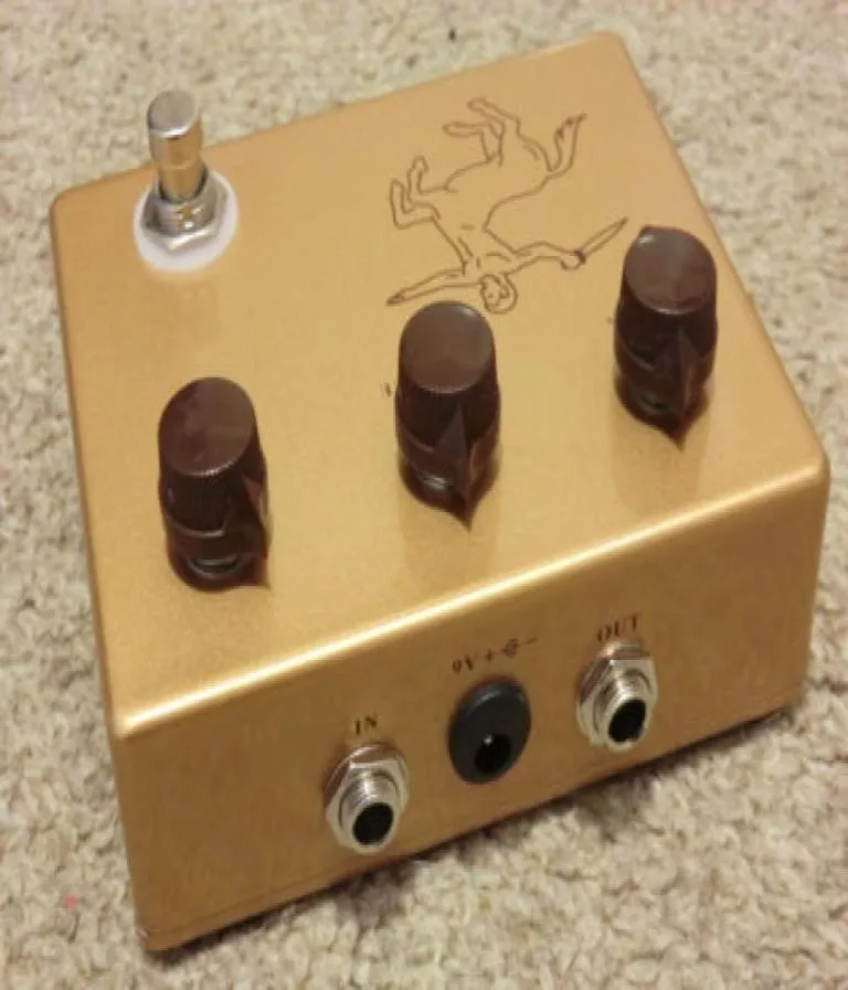 Clone Klon Centaur PROFISSIONAL OVERDRIVE Pedal de efeito de guitarra True Bypass NOVA CONDIÇÃO 3938270