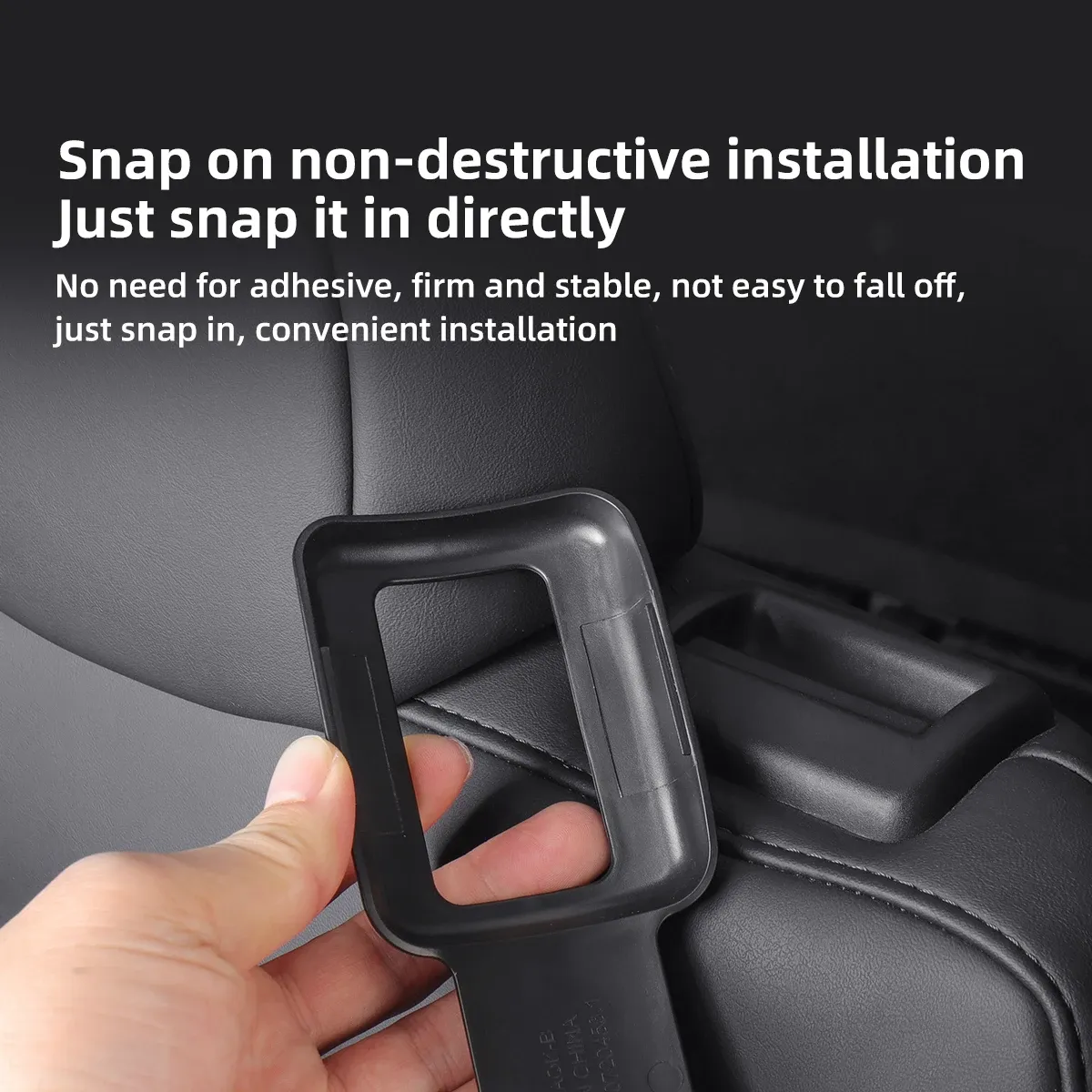 Tesla Model Y Seat Belt Holder 2-Pack Rear Seat Belt Guide