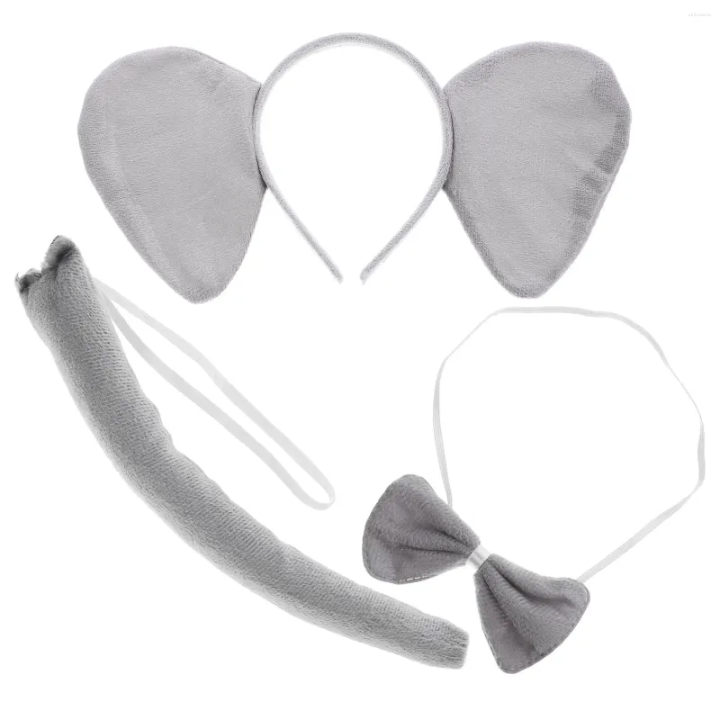 Bandanas Elephant Costume set tillbehör för Halloween påsk födelsedagsfest och cosplay