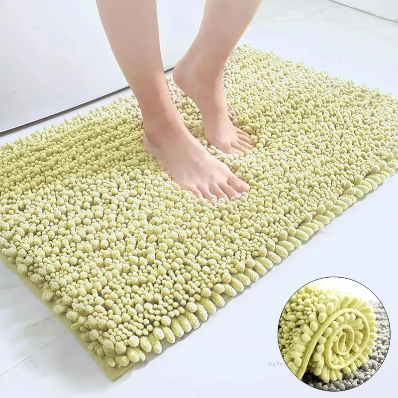 Tapis de bain 40 60cm tapis de conception molle doublée tapis absorbant pour la cuisine baignoire de la salle de cuisine.