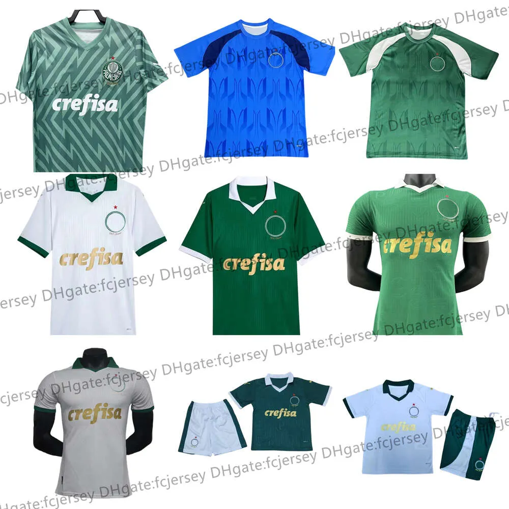 2024 2025 Palmeiras Soccer Jerseys Men Chids Kit Endrick Dudu Rony G.Gomez Estevao Veiga M.Lopez Murilo PiquerezフットボールシャツプレーヤーバージョンMaillot de Foot 24 25 25