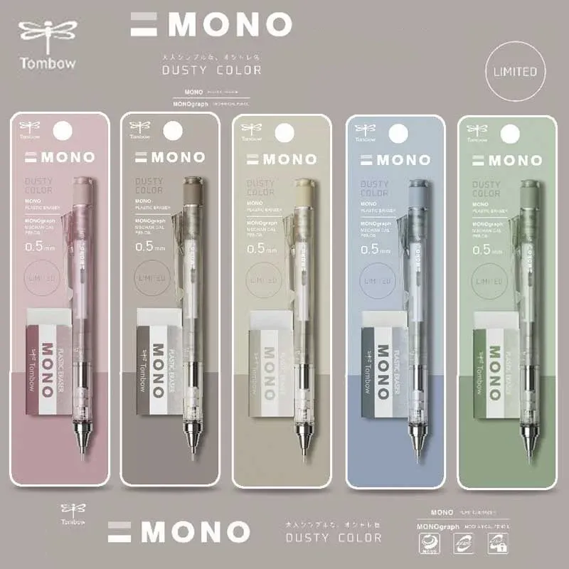 Crayons japon tombow mono fumé à crayons automatique limités secouer le plomb de 0,5 mm de fournitures d'étudiant