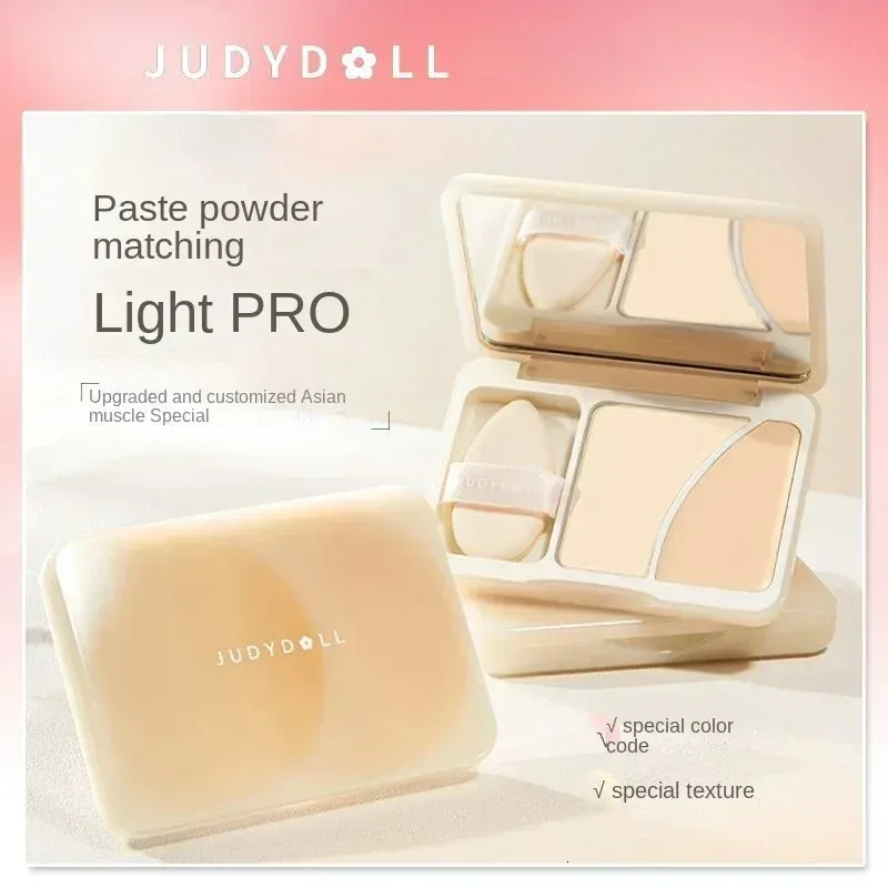 Judydoll 2-en-1 Matte High Gloss Cream Cream à l'aspect naturel Retouch Retouch Retouch Tone Contour Contour Palette 240410