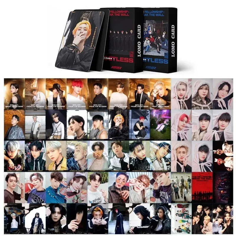 DHgate.com:55-Card Set ATEEZ Album BEYOND ZERO Small
