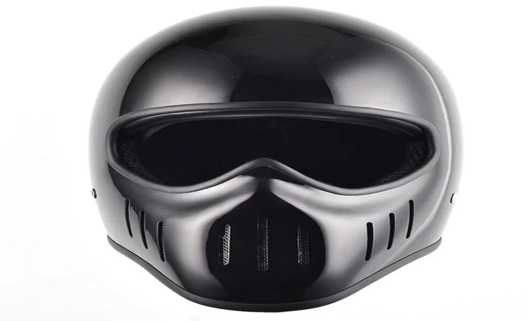 Motorhelmen Japanse helm Thompson Co Full Face Glass Fibe vintage voor mannen en vrouwen retro jet5059090