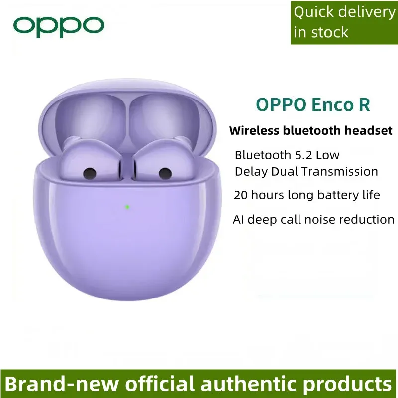 Auricolari OPPO Enco R auricolare bluetooth true wireless chiamate auricolare con riduzione del rumore bluetooth a basso ritardo a doppia trasmissione