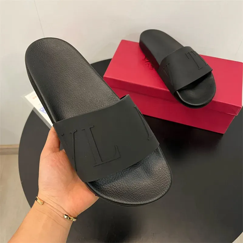 Luxury Designer Slides & Sandals - Unisex V-Logo Tazz Style