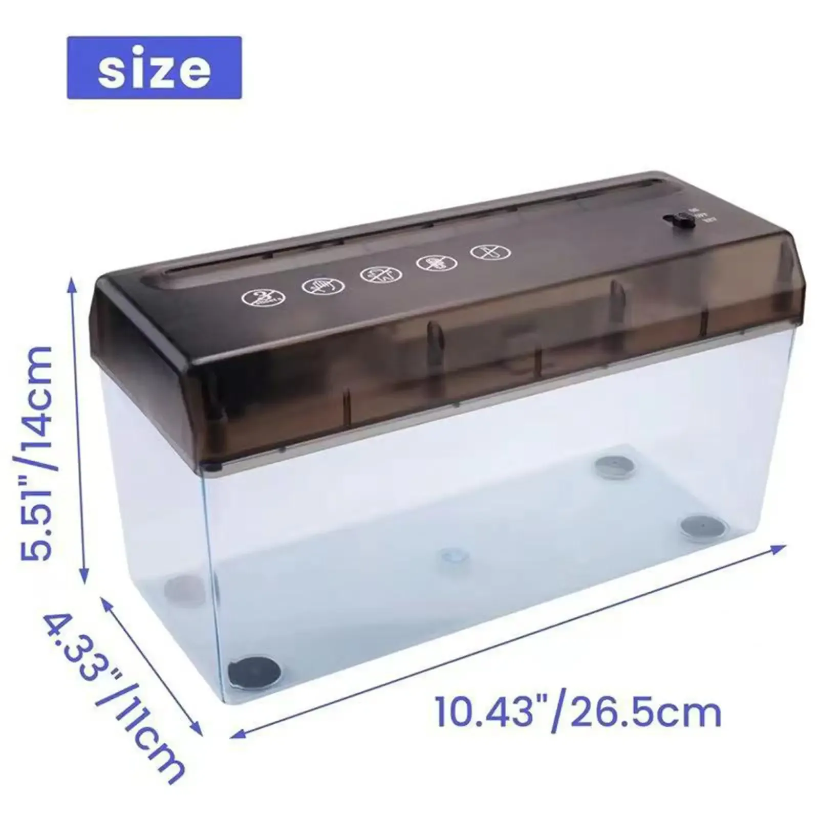 Shredder USB Paper Shredder A4 Paper Cutter Electric Mini Shredder