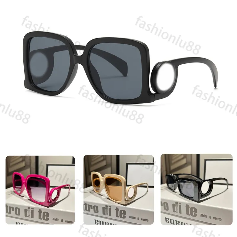 Kvinnors designer solglasögon stora nyanser solglasögon för kvinnor herrglasögon ihålig ram occhiali da sole kreativa svarta lyxiga solglasögon män uv400 skyddsglasögon