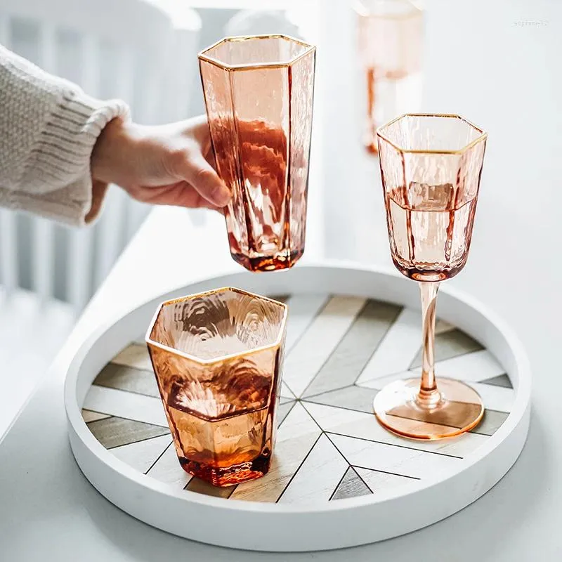 Nordic Hexagon Wine Glasses - Elegant Glass Water Cups, Modern Cocktail &  Whiskey Glasses, Home Decor Kitchen Drinkware, Wedding Party Favors from  Dhgate Wine Glasses - price 46.45