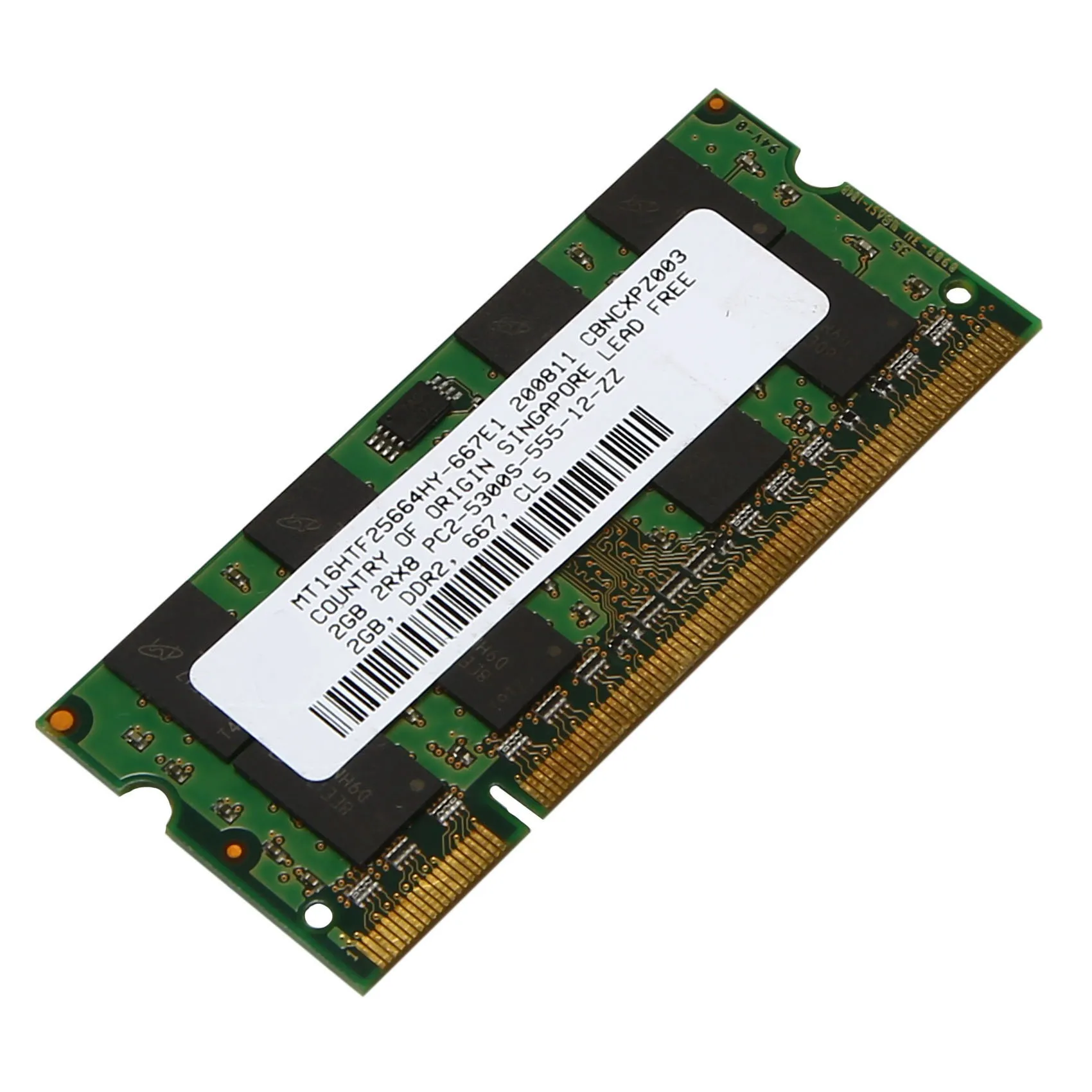 DHgate.com:2GB DDR2 RAM: 667MHz PC2 5300 SODIMM Laptop