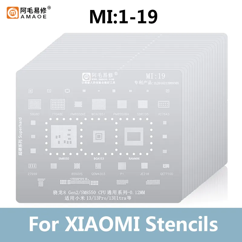 BGA Reballing Stencil Template For Xiaomi Redmi 0.12mm CPU Planting Tin Steel Net For 2024 MI 1 19 From Ddmyhome, $11.06 | DHgate.Com bga-reballing-stencil-template-for-xiaomi-redmi-0-12mm-cpu-planting-tin-steel-net-for-2024-mi-1-19-from-ddmyhome-11-06-dhgate-com