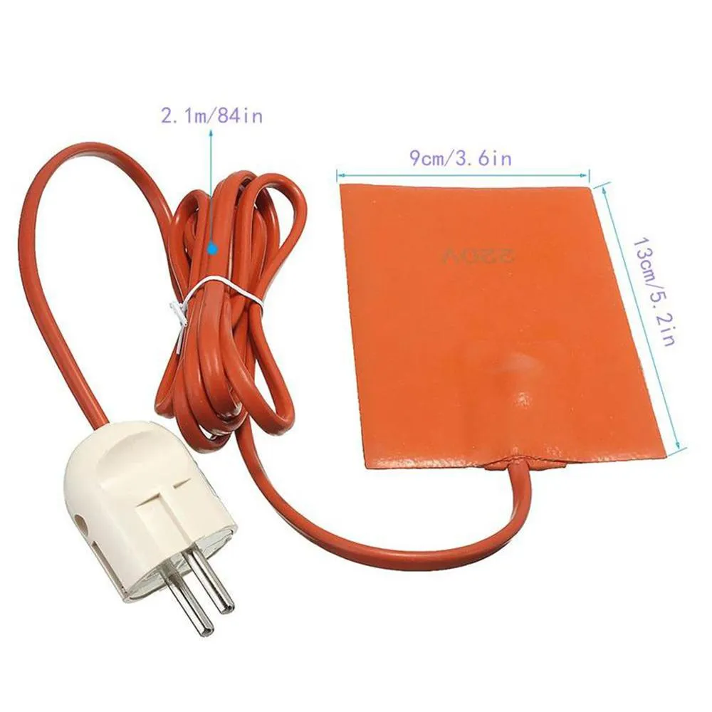 220V AC 100x300mm 150W Rectangle Flexible Waterproof Silicon
