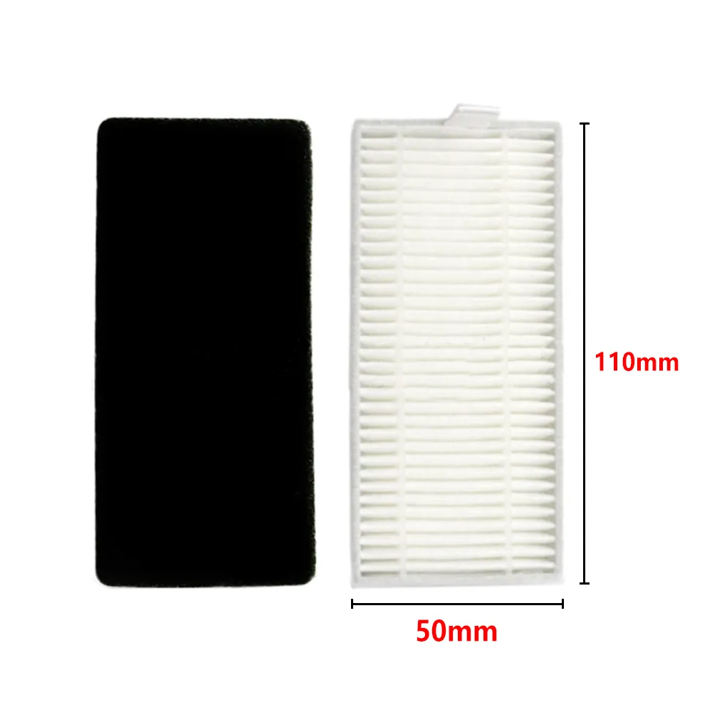 6 Panni In Microfibra Per Aspirapolvere Robot Tesvor M1, M2, S7 Pro, X500, X500 Pro - Ricambio