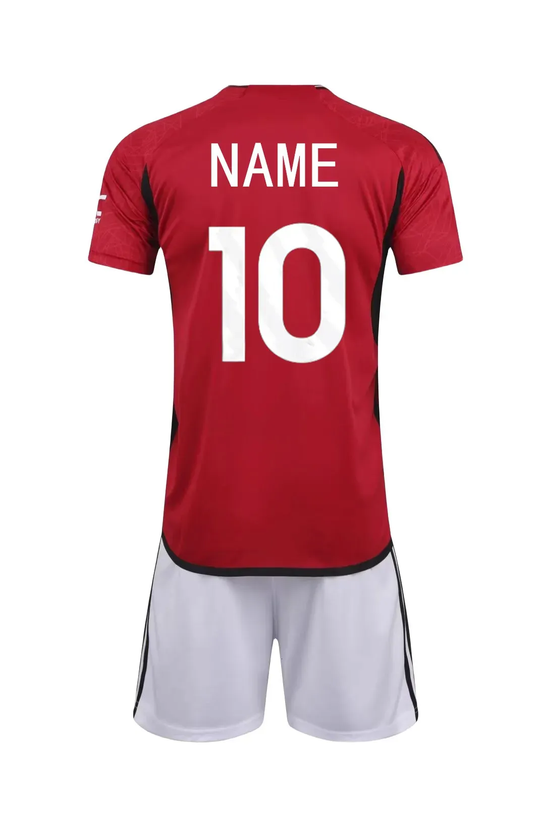 Julpresent 2324 Boy Girl Rashford Mount Fans Edition Rugby Football Shirt Men and Kids Home Away Games Soccer Jerseys Kits 240319