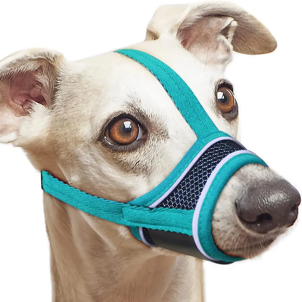 Adjustable Mesh Dog Muzzle for Humane Bark Control Breathable Anti Barking Muzzles for Small and Large Dogs