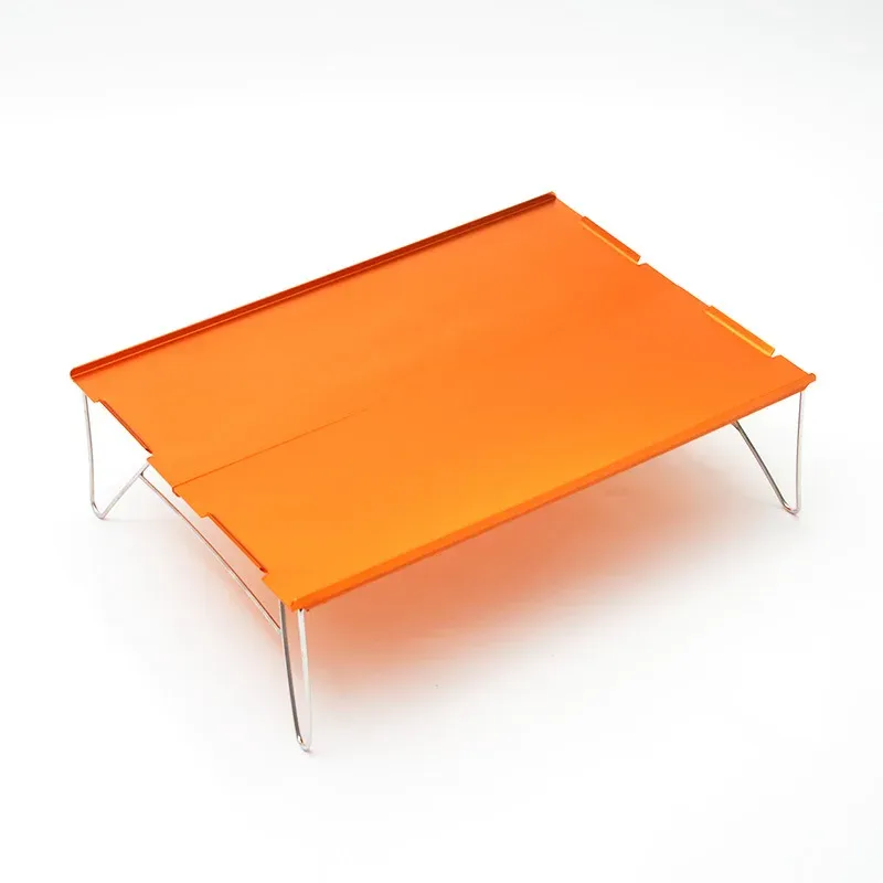 Möbler Ny camping grillbord utomhus picknick skrivbord lätt hårdtoppad vikbar bord aluminium legering mini tabell med bärväska