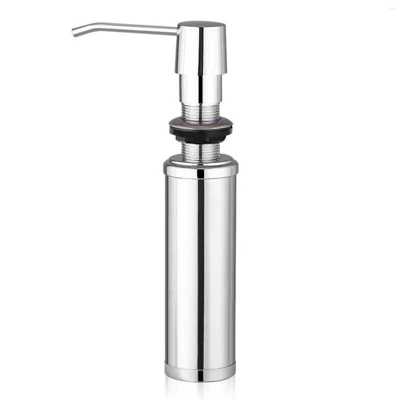 Жидкий мыльный диспенсер легкий пополняемый с помощью насоса с нержавеющей стали для кухни для ванной комнаты для кухни для ванной комнаты