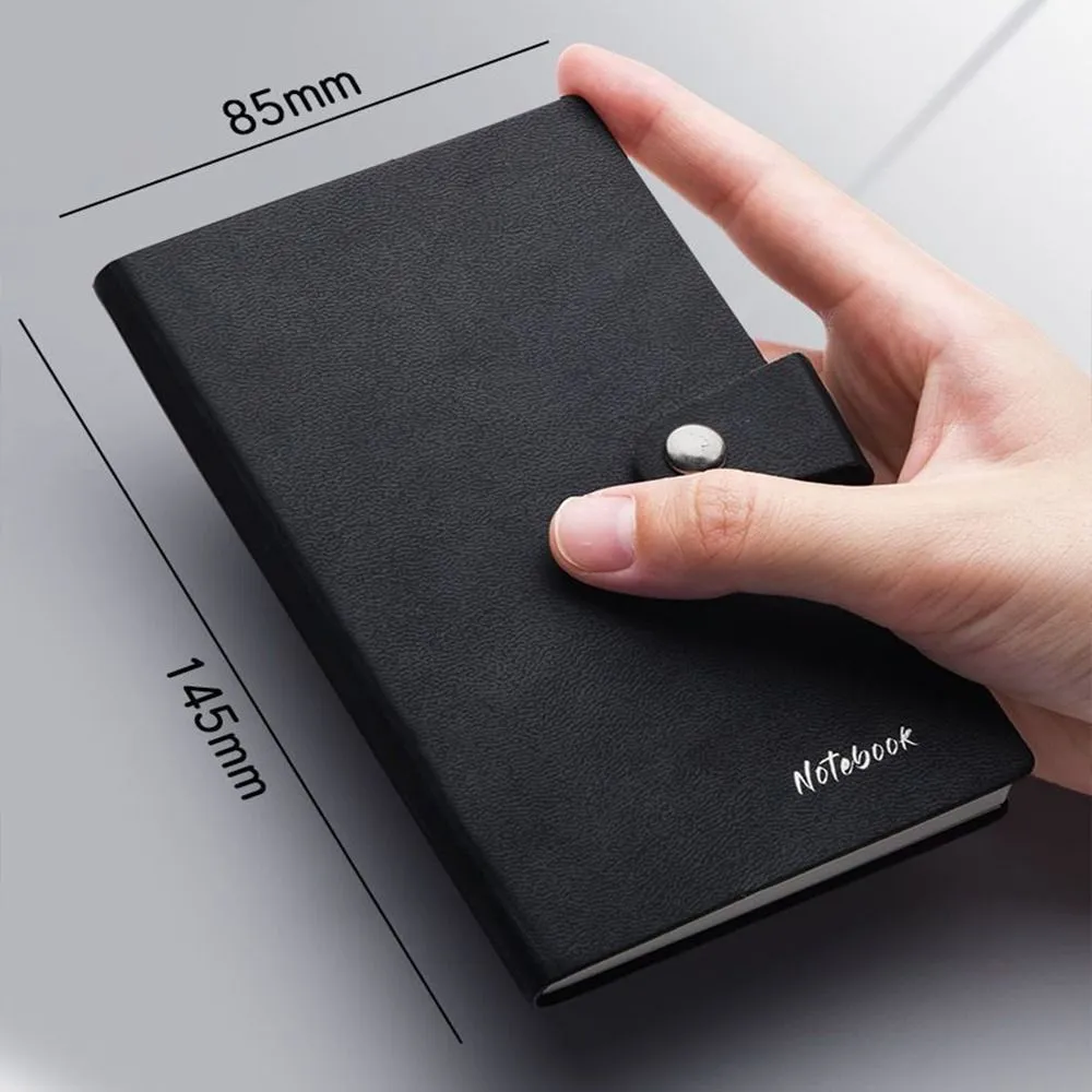 Takeaways Notebook Agenda Organizer A7 Mini Notebook Thickened Cover Simple Memo Diary ...
