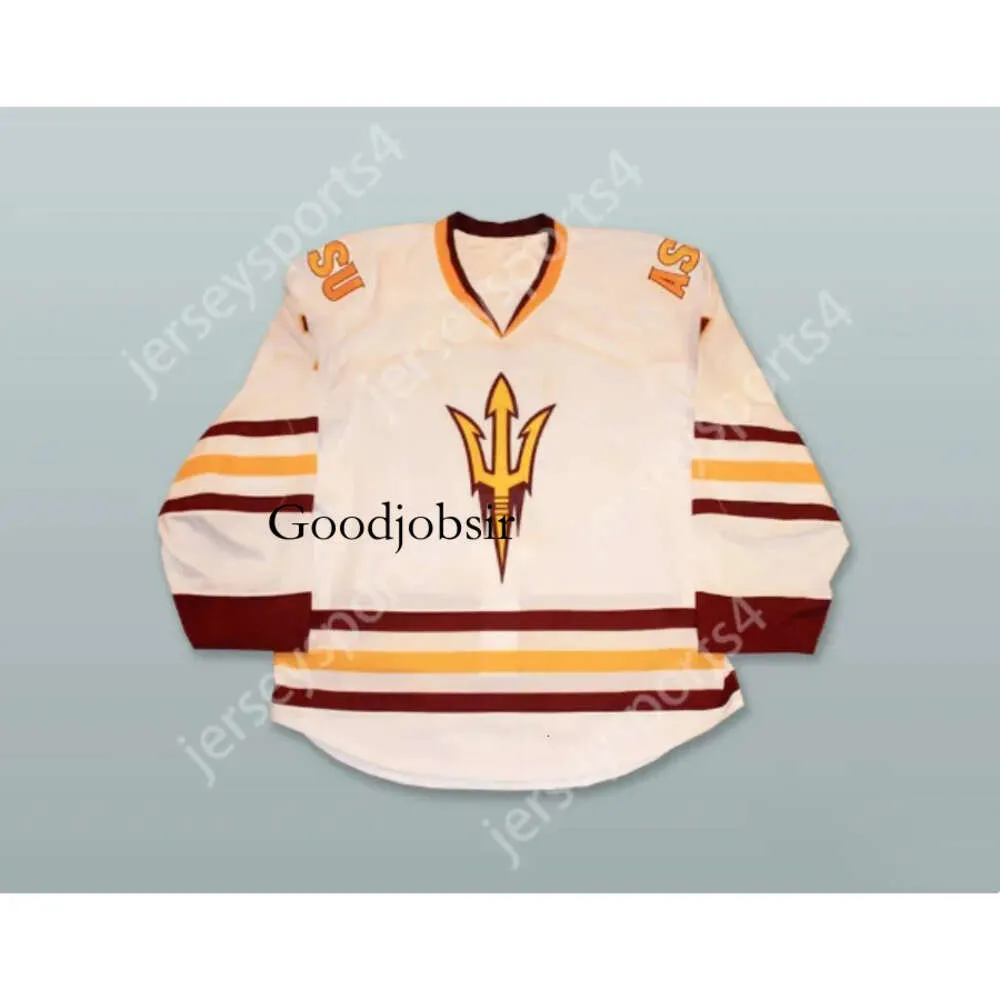 Gdsir personnalisé GORODETSKY 7 ASU maillot de HOCKEY blanc nouveau haut Ed S-M-L-XL-XXL-3XL-4XL-5XL-6XL