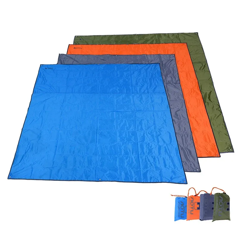 Mat 215*215 cm Oxford tapis de Camping en plein air imperméable Double face pique-nique tente couverture pliable tapis de plage tapis de sol bâche