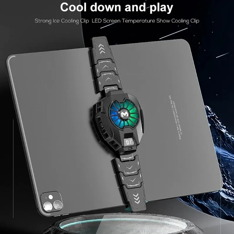 Fans Professional Tablet Game Cooler Tablet Cell Phone Cold Heat Sink USB Powered Turbo Radiator Hurricane Game Cooler