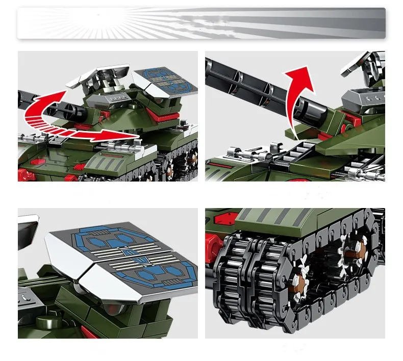 Model Tank Diy Blocks ToylinX Military Tank Building Blocks DIY Army War... From Ddmyhome ...