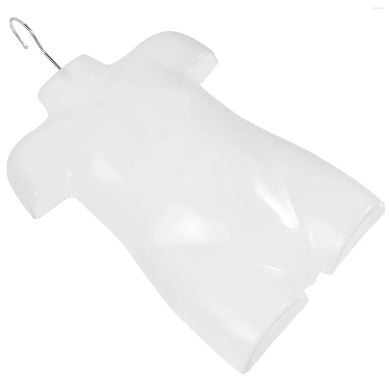 Sacs de rangement Vêtements de mannequin en plastique pour enfants affichage des cintres de manteau de carrosserie pour bébé modèle de modèle