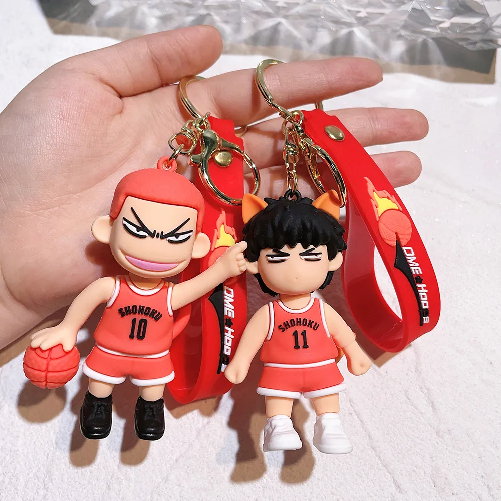 Fashion Cartoon Movie Character Keychain Rubber en Key Ring voor Backpack Jewelry Keychain 083565