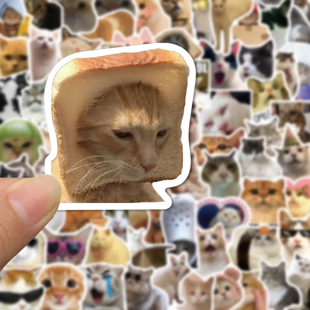 DHgate.com:Cute Cat MEME Animals Stickers - Waterproof Vinyl Decals for ...