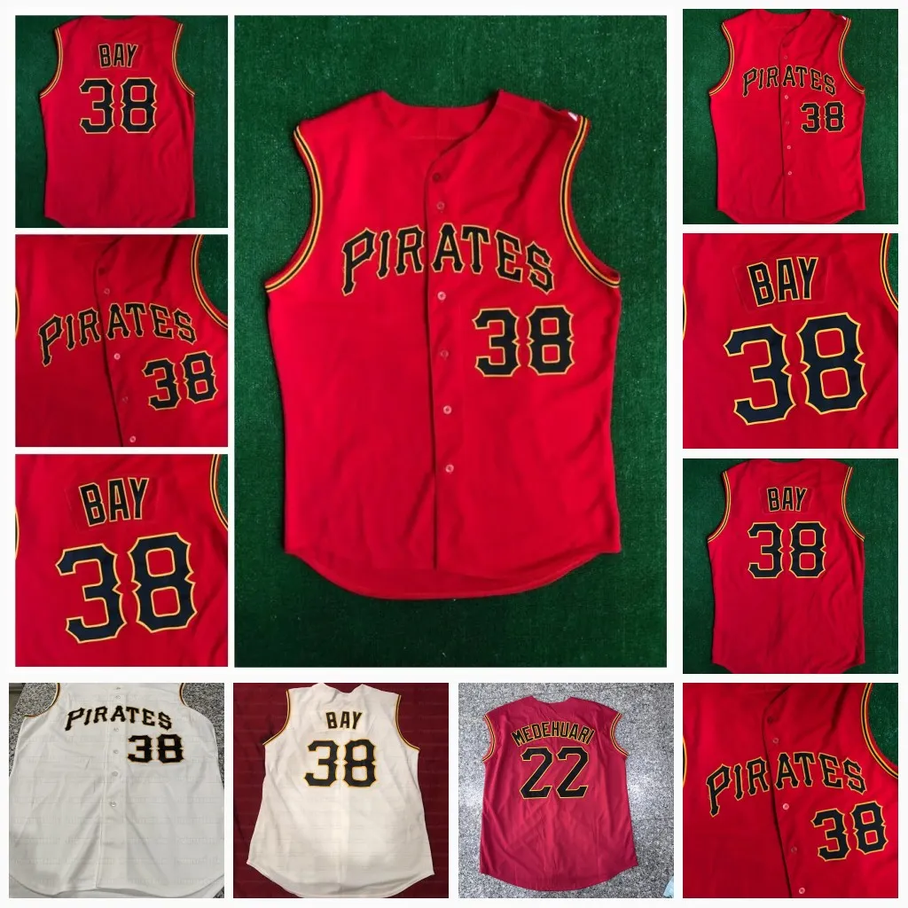Pittsburgh Pirates Vintage Red And White Sleeveless Jason Bay Jersey 2007 Edition From Projerseydealer 17.66 DHgate.Com