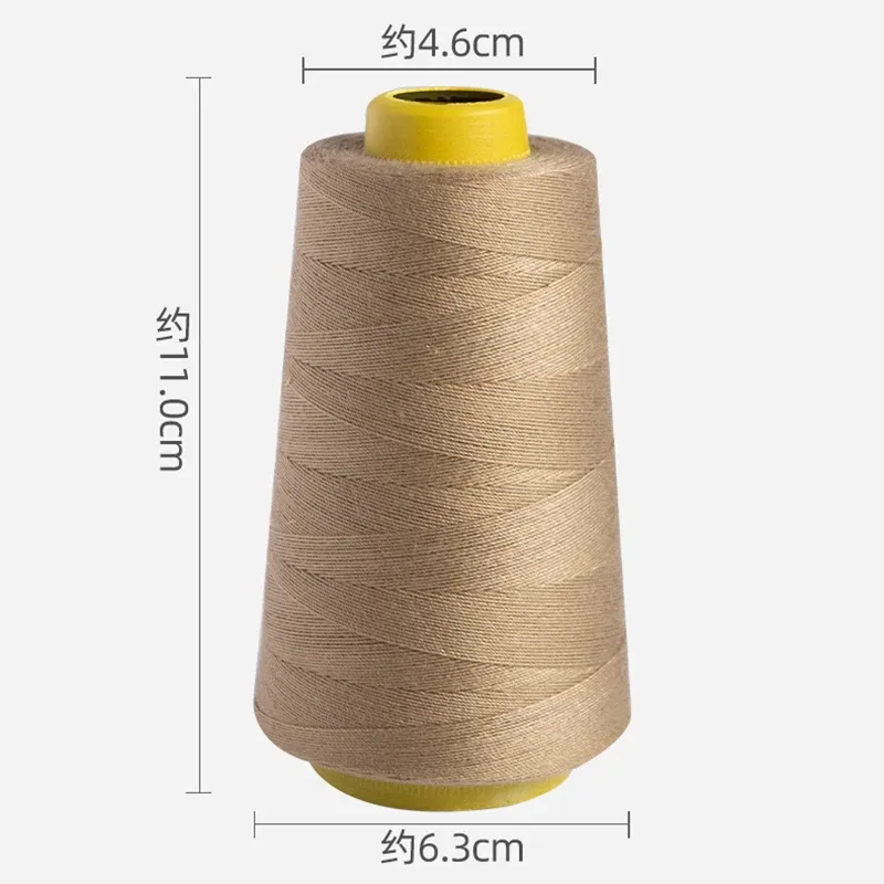 Filetages lourds de 1200m 203 3Ply High Strength Durable Polyester Shread Forfulning Machine à couture professionnelle