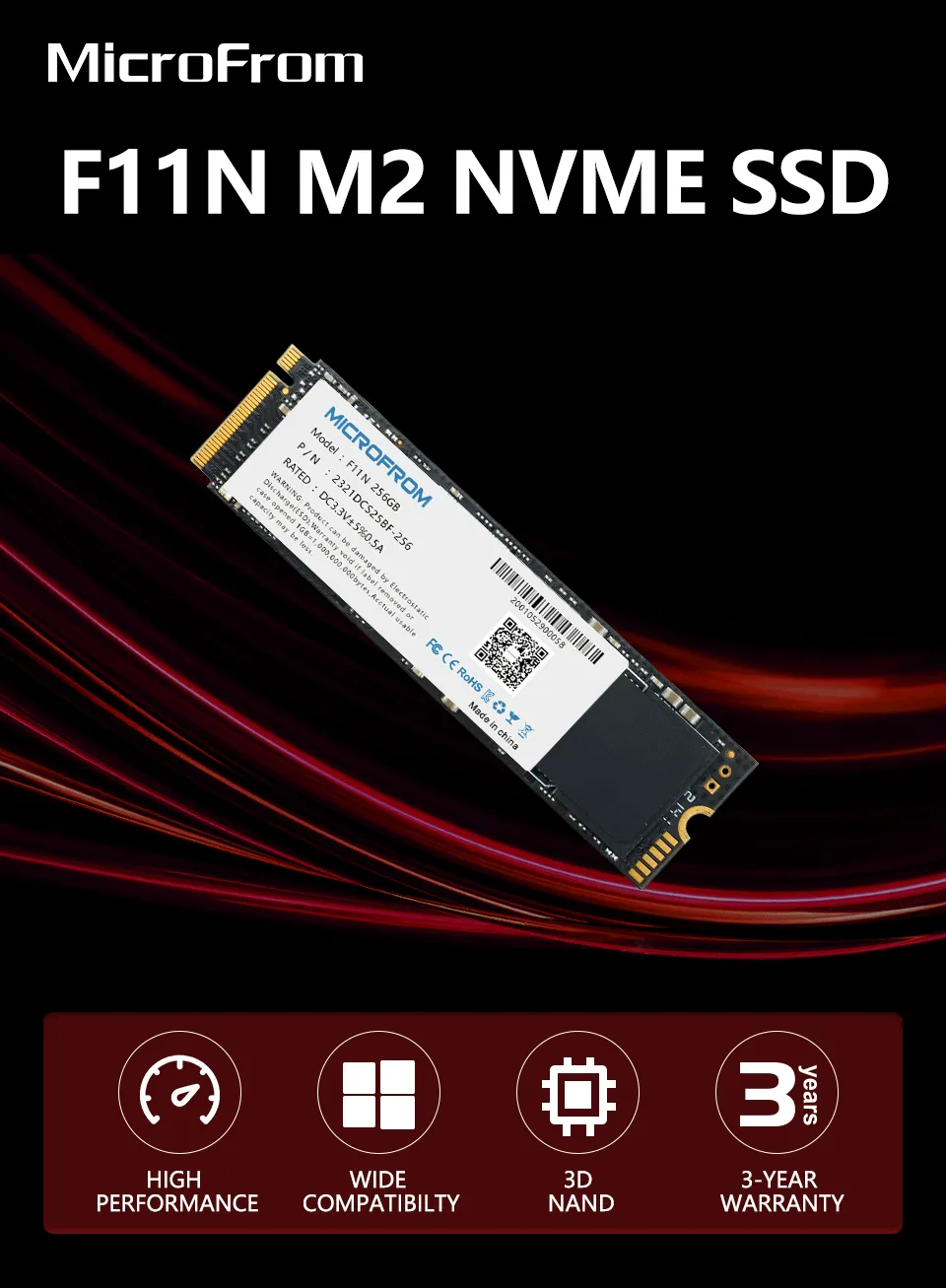 MicroFrom M.2 NVMe SSD 512GB 　正常89% Amazon.com: MICROFROM 512GB F11N M.2 SSD NVME PCIe SSD Internal