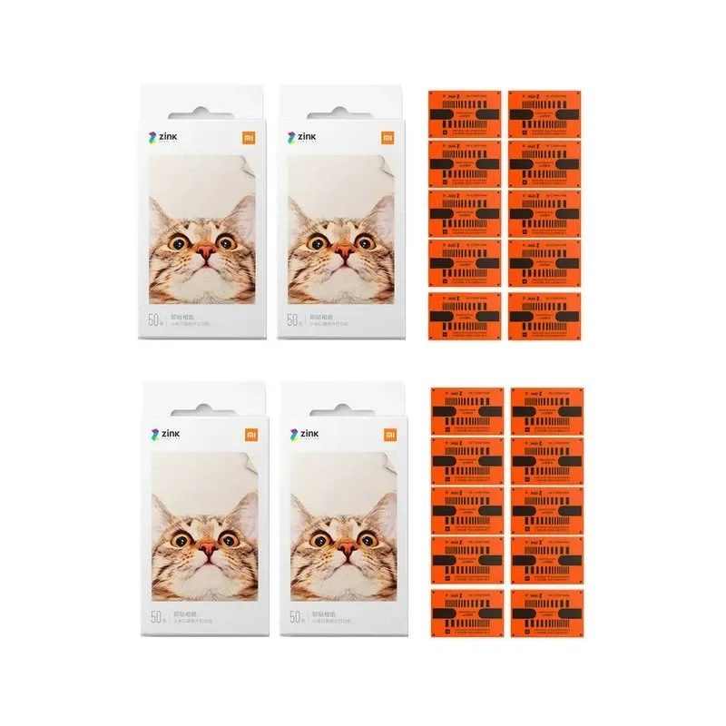 Control 100% Xiaomi ZINK Pocket Photo Paper Selfadhesive Photo Print Sheets For Xiaomi 3inch Mini Pocket Photo Printer Only Paper