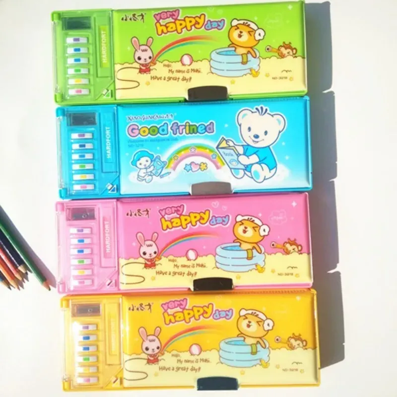 Caisses multifonction créative crayon crayon kawaii mignon pupille crayon estuches calignes caritards crayons crayon escolaire papelaria chancery