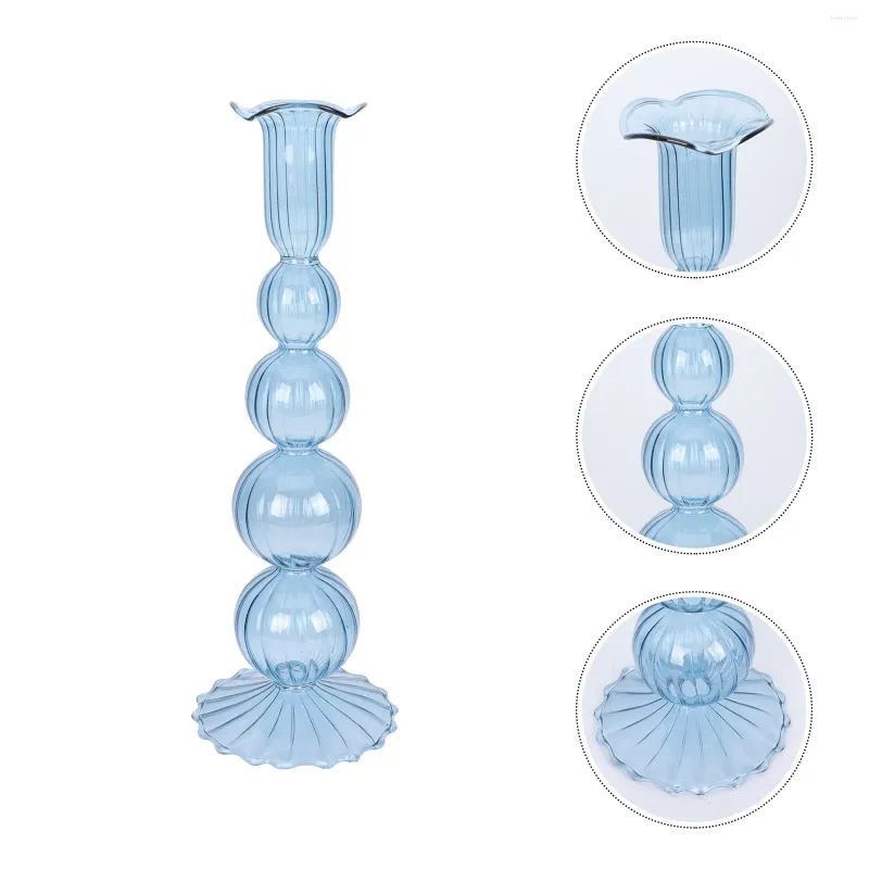 Bougeoirs décor de chandelle exquise la bulle en verre créatif en verre bougeur de mariage table à manger