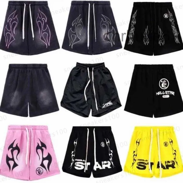 2024 Designer Designer Shorts Summer Fashion Retro Lose Hell Star and Women Casual Couples High Street Sport Fifth IZ50