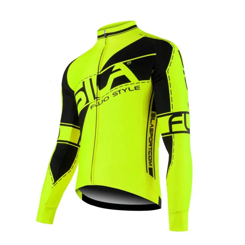 Sila USA Mens Bike Outdoor Спортивная куртка Каша теплый с длинным рукавом зимний горы езда на велосипеде 240403