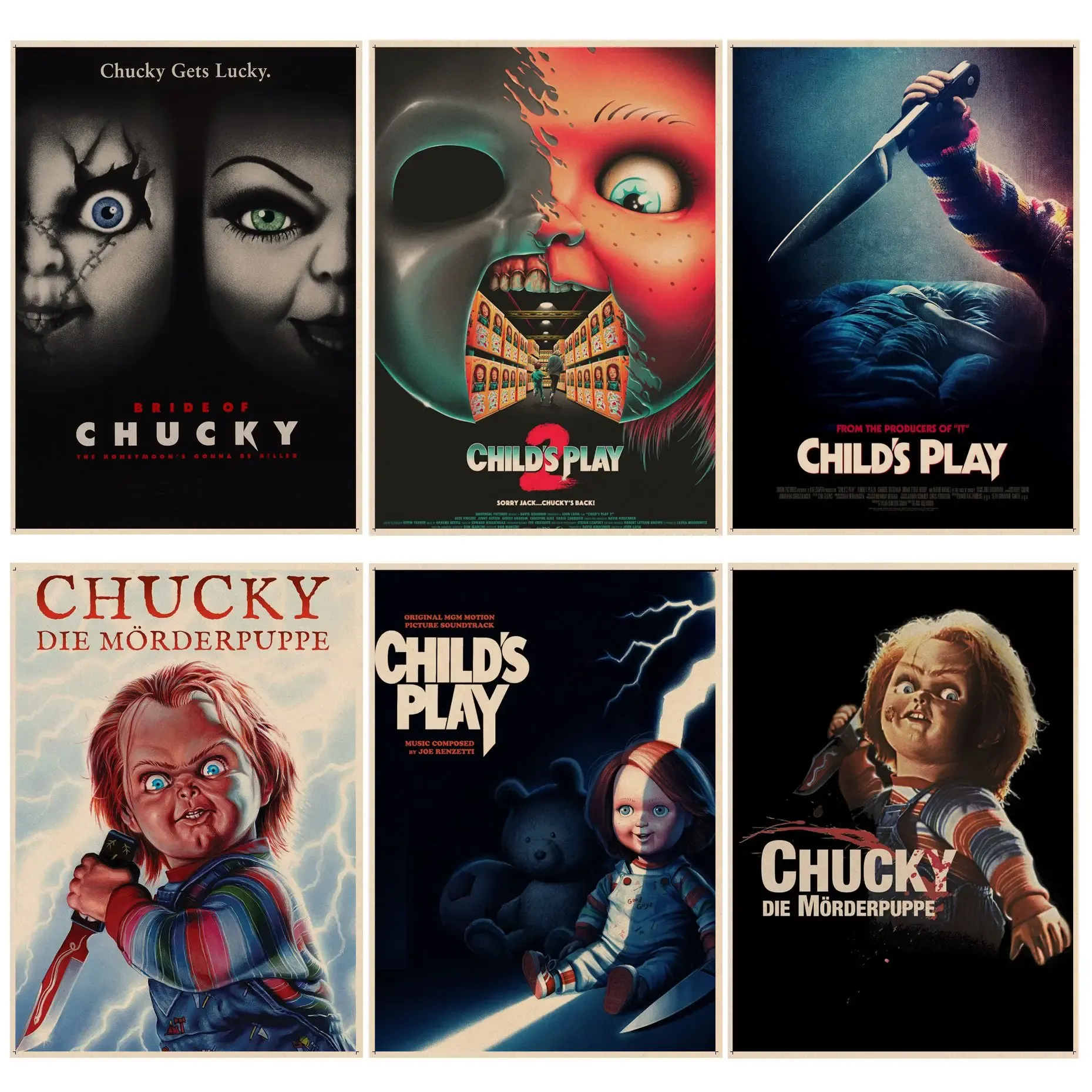 Save Big on Bulk Horror Movie Stickers Horror Movie Stickers: Classic  Horror Film Posters For Room, Bar Cafe Decor Best Deals on DHgate