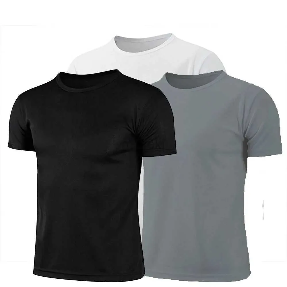 Мужские футболки 2024 Новые мужчины с твердым цветом футболка для мужчин, спортивная повседневная футболка мужская тренажерный зал.