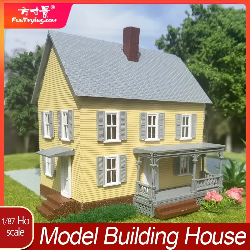 Kit Maison De Plain-pied Style Mission H0 - Modélisme Ferroviaire - Maquette Plastique Multi-couleurs