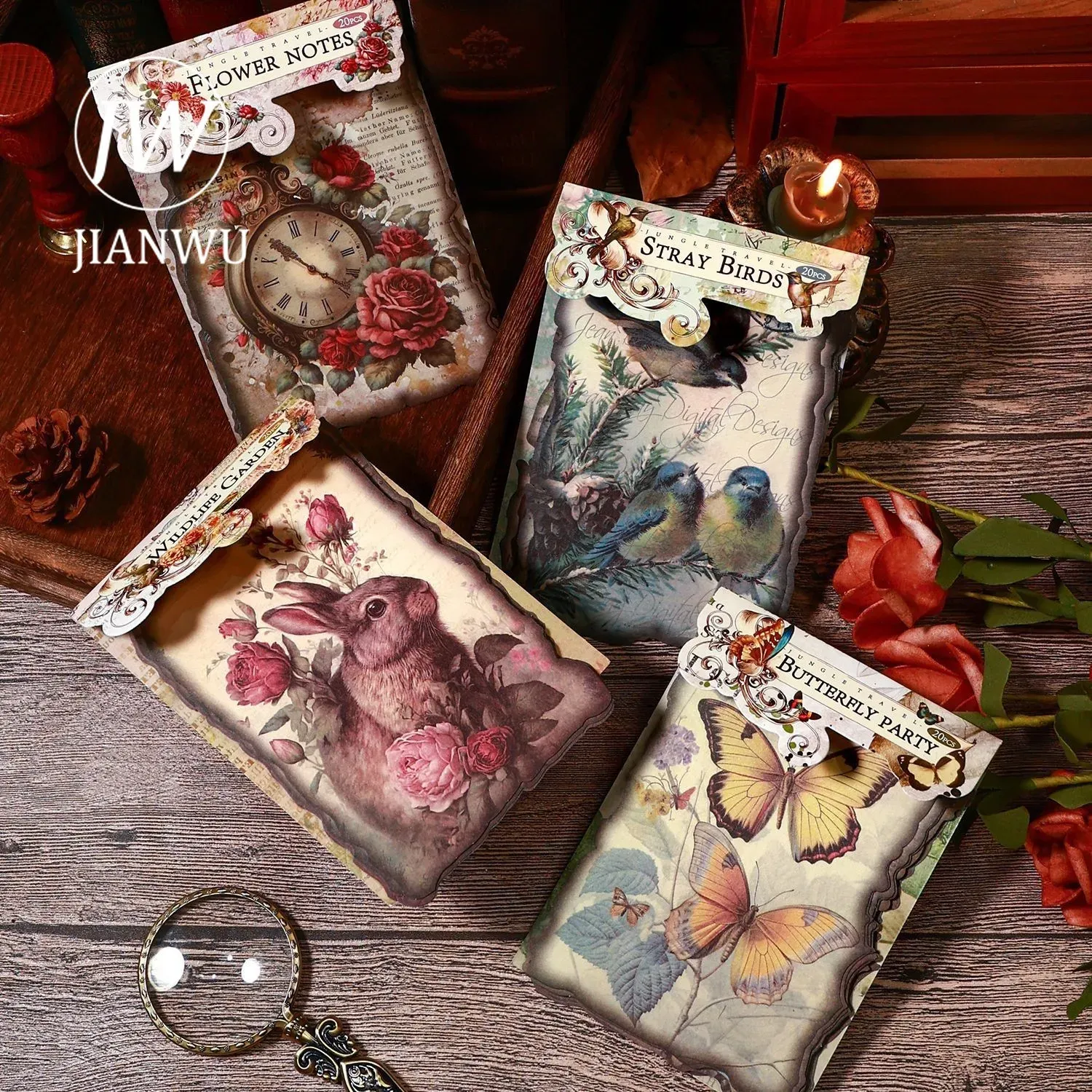 ジャンクジャーナルビンテージフラワー