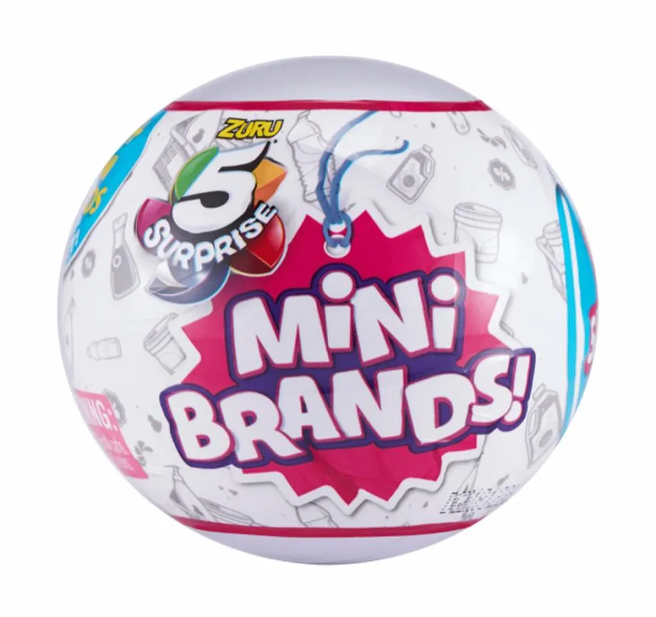 5 Överraskning Mini Brands Capsule Collectible Mystery Ball 1 Piece of 5 Petal Olika miniatyr Gadget Fake Food Blind Box Toy 22065480972