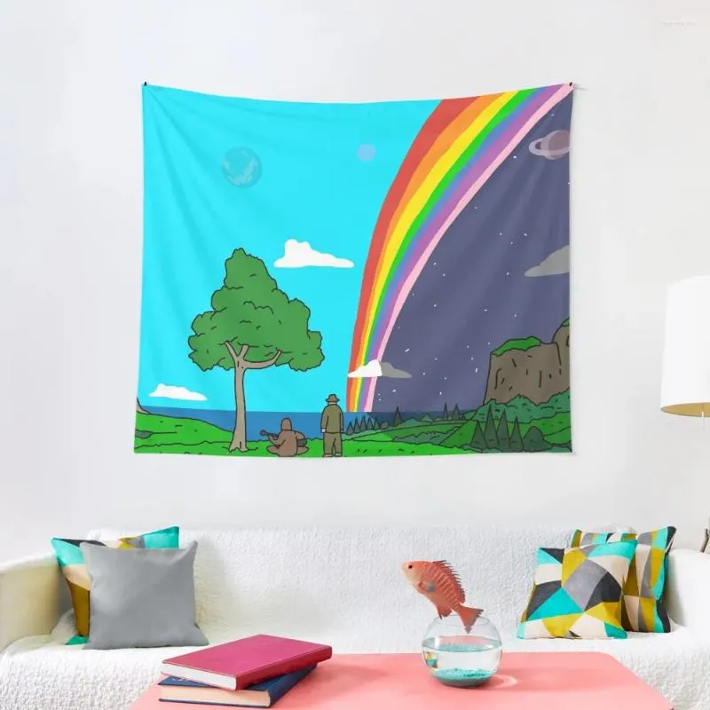 Wandteppiche Big Lez Show Landscape Tapestry Home Dekoration Wandbehänge Dekoration