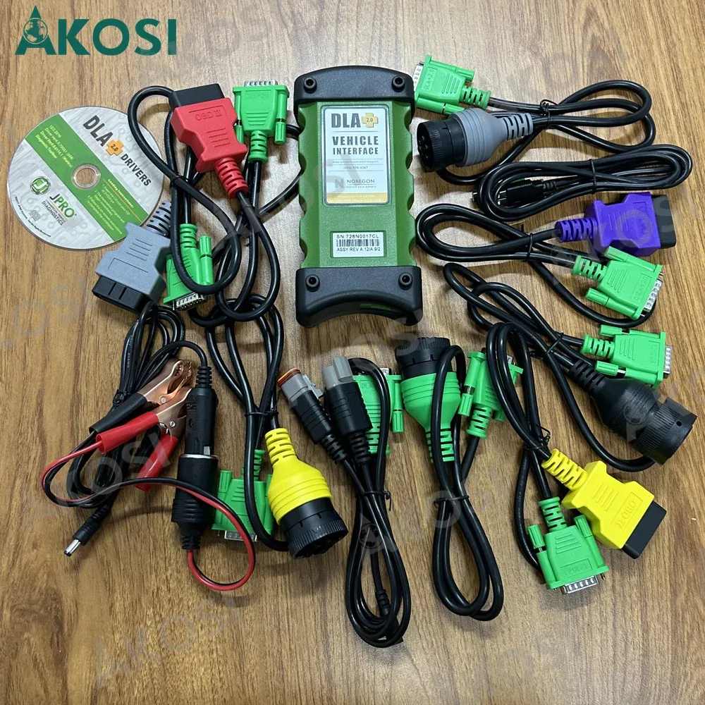 High quality JPRO DLA 2.0 Vehicle Interface Diesel Newest 2023.V3 software Heavy Duty Truck Scanner Fleet Diagnostic Tool