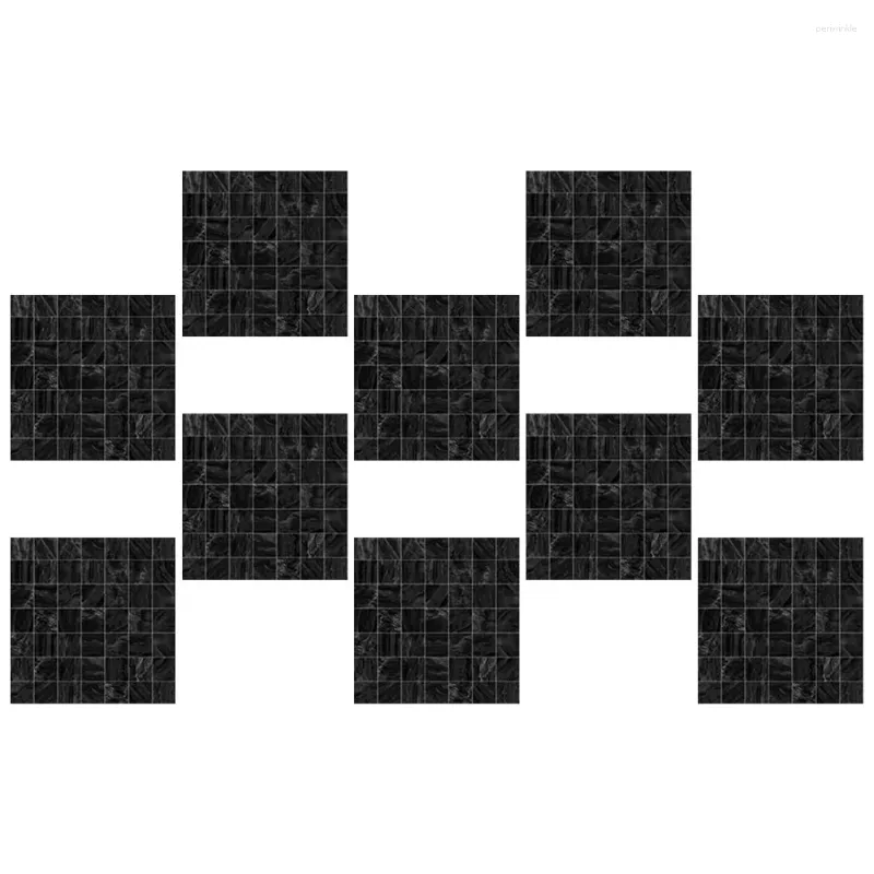 Papéis de parede 10 PCs Adesivos em mosaico Tiles de parede de parede de parede Decorações de cristal decorativo