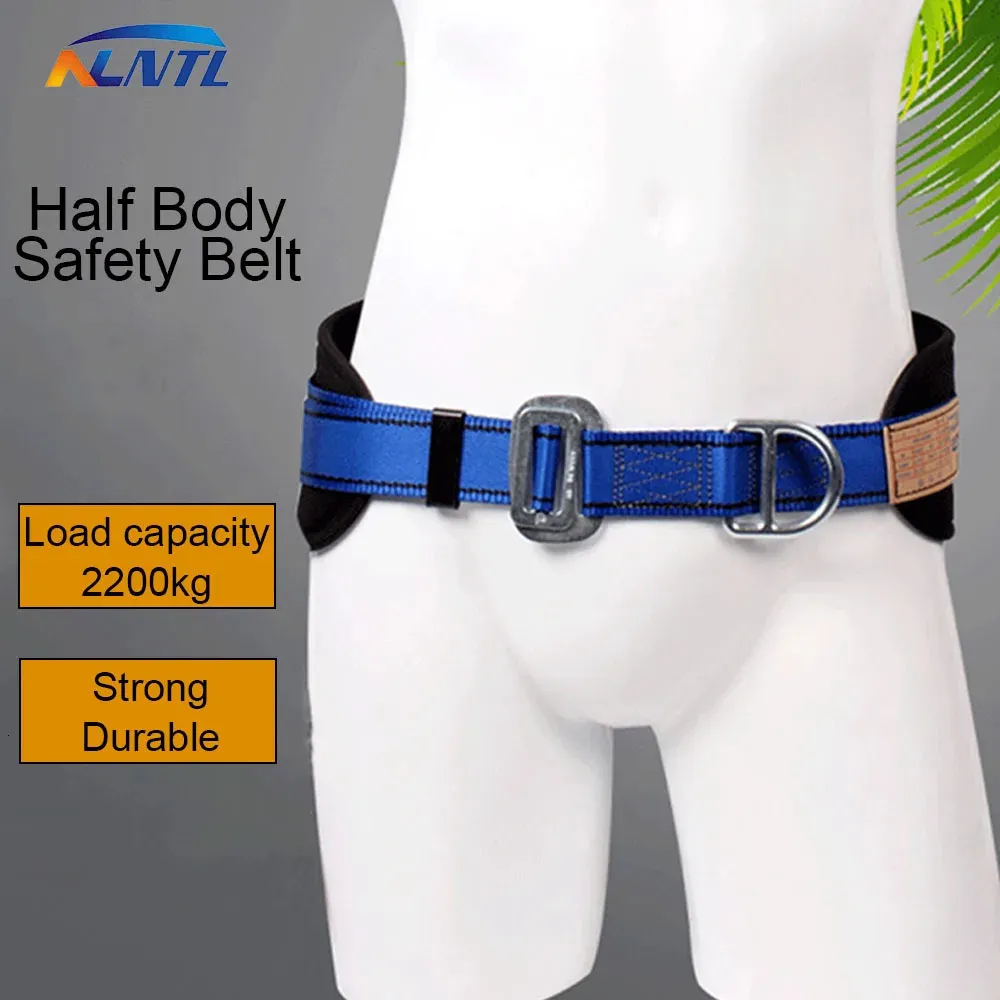 Single Waist Safety Belt Outdoor Rock Climbing Downhill Hanging Point Harness Electrician High Altitude Protect Work 240320